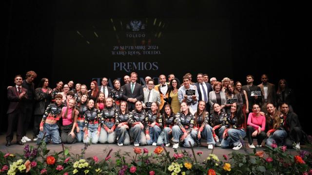 Premios Talento Joven entregados en el Teatro de Rojas de Toledo.