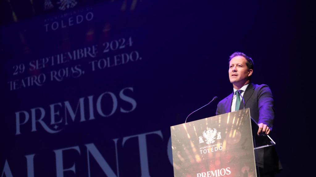 Carlos Velázquez durante su discurso.