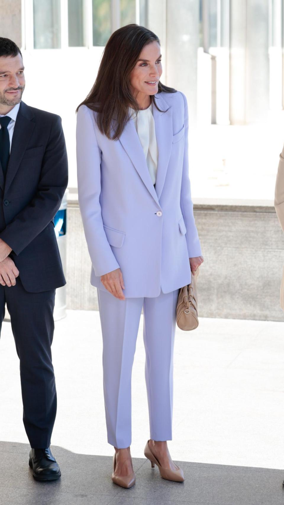 La reina Letizia, durante el acto.