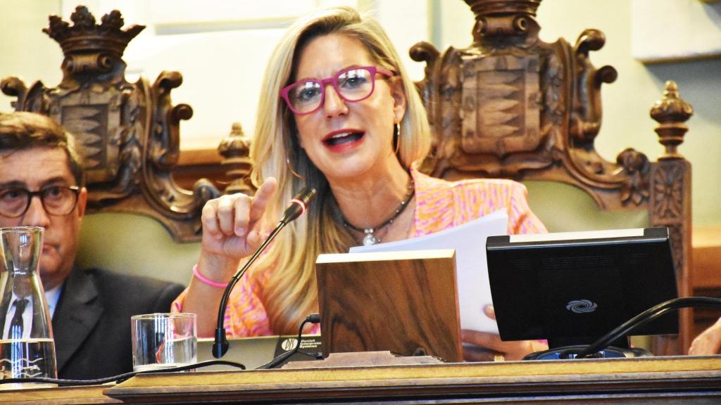 Irene Carvajal, portavoz del Grupo Municipal Vox en el Ayuntamiento de Valladolid