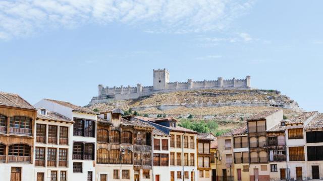 Plaza del Coso, Peñafiel, Valladolid.