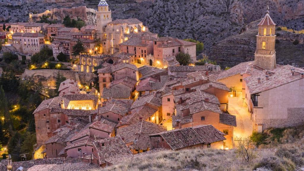 Pueblo de Albarracín desde lo alto.