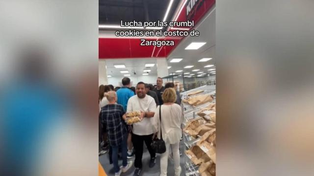 Se desata la locura en el Costco de Zaragoza por unas galletas: el vídeo de las filas se hace viral en TikTok