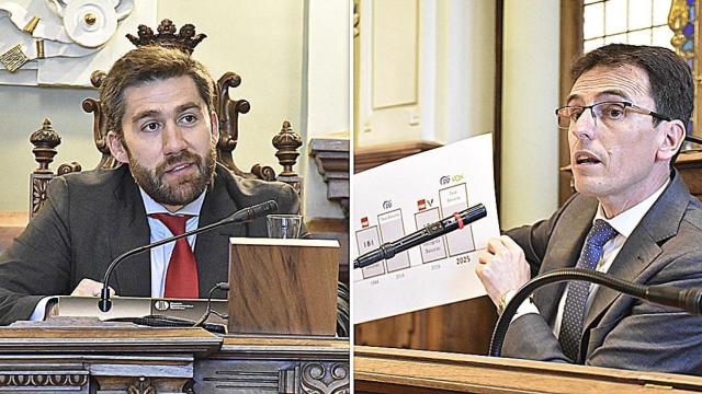 Pedro Herrero a la izquierda y Francisco Blanco a la derecha