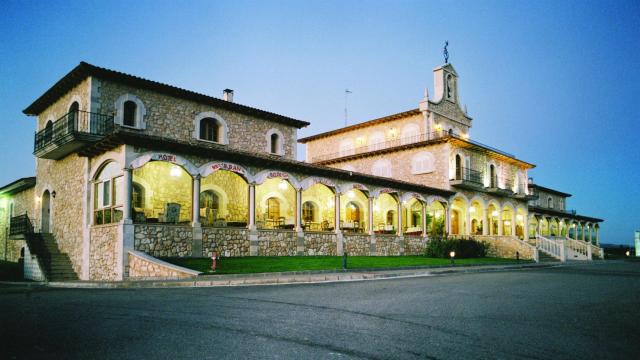 El exterior de Bodegas Arzuaga.