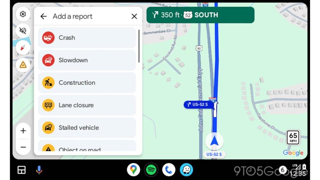 Nuevo botón para reportar incidencias en carretera de Google Maps