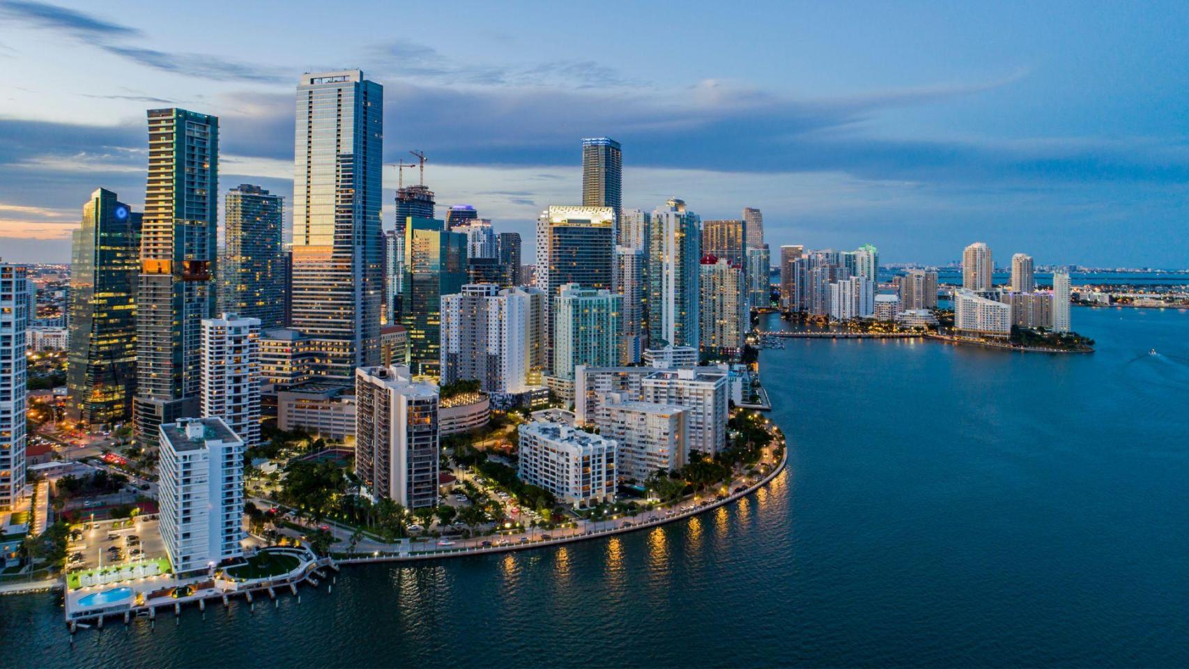 Vista genera de la ciudad de Miami.