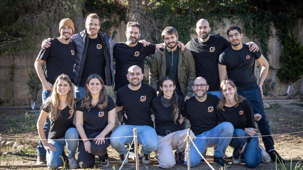 Equipo de Wordcoo. El segundo por la izquierda, de pie, es Sergi Figueres, su presidente.