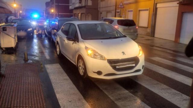 Accidente múltiple registrado en Rianxo (A Coruña).