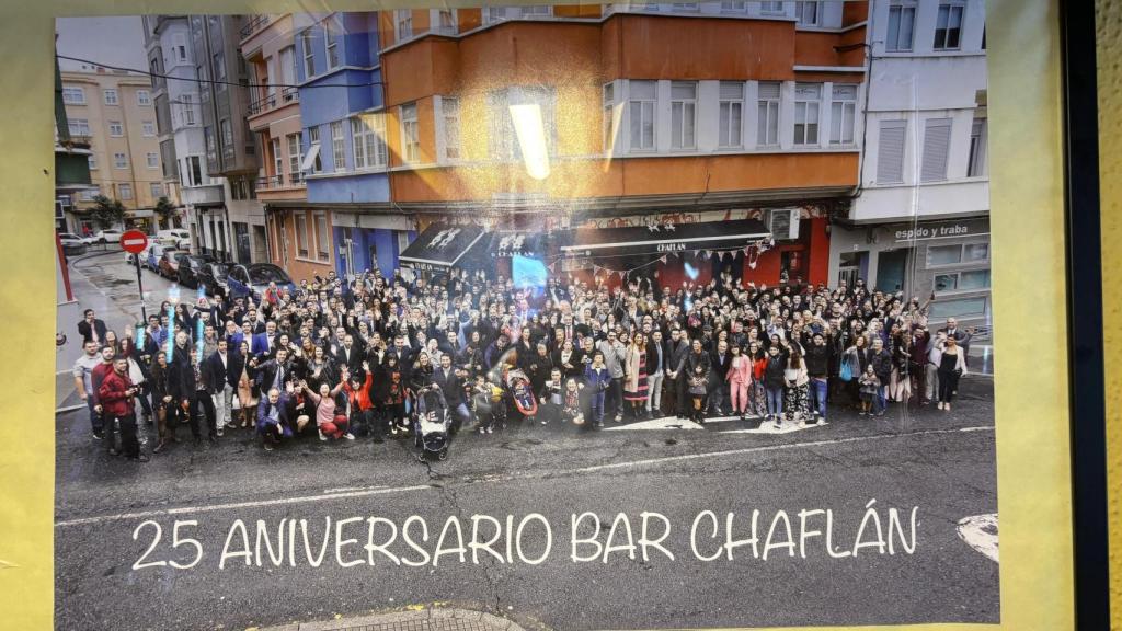 Foto del 25 aniversario del Chaflán.