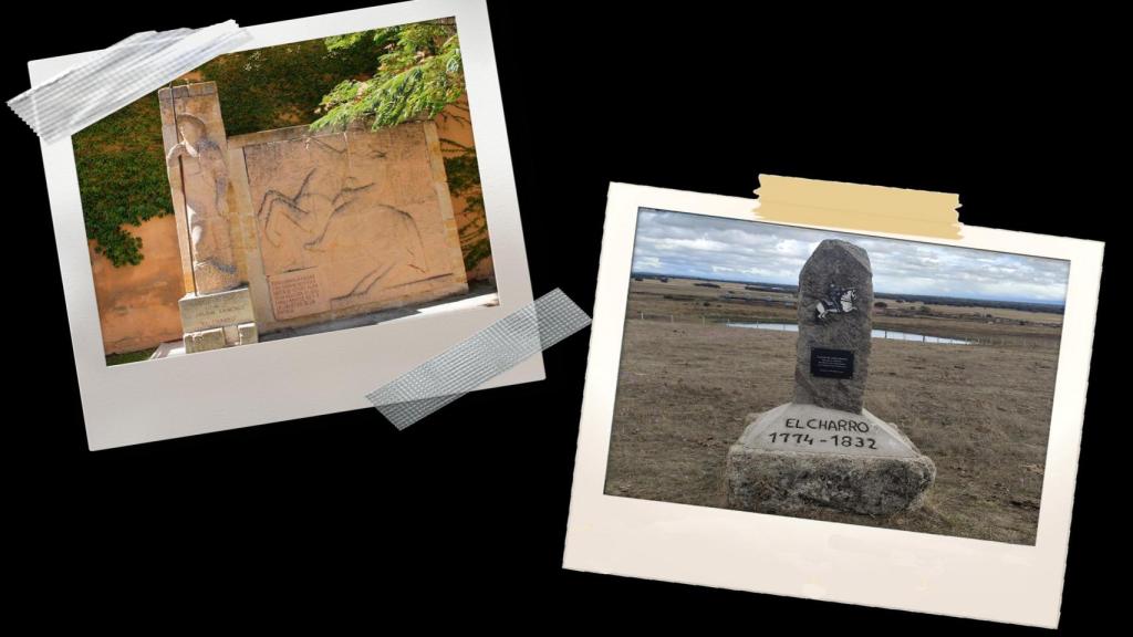 Dos mausoleos de don Julián Sánchez, en Ciudad Rodrigo y en Peramato