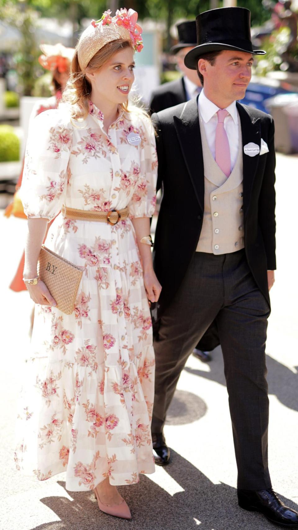 La pareja, en Royal Ascot en 2022.