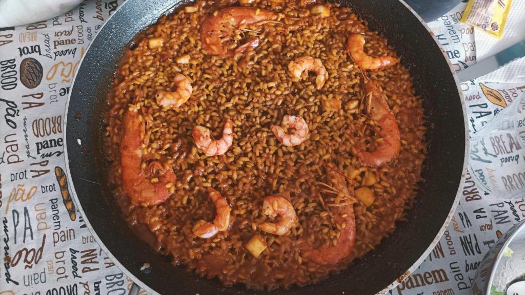 Arroz de gambones y gambitas de Alicante