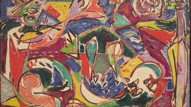 Jackson Pollock se desprendió de toda claridad en aras de la precisión ('The Key', 1946). Foto: Art Institute of Chicago (CC BY-NC 2.0)