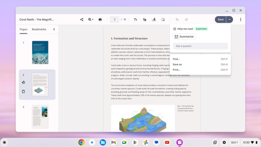 La función Ayúdame a leer de los Chromebooks usa IA