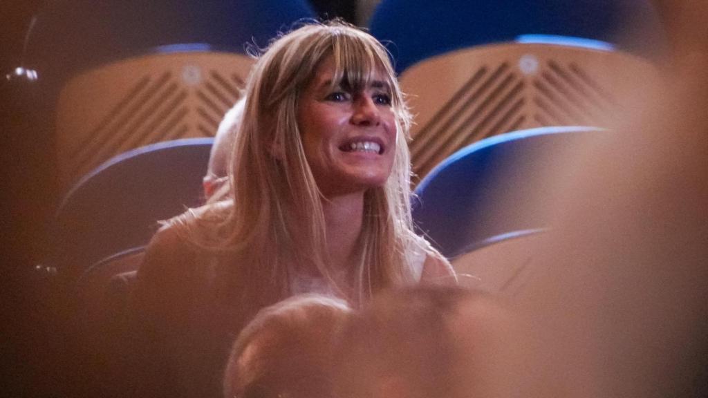 Begoña Gómez durante la entrega del Premio Donostia a Pedro Almodóvar, en el Festival de Cine de San Sebastián.