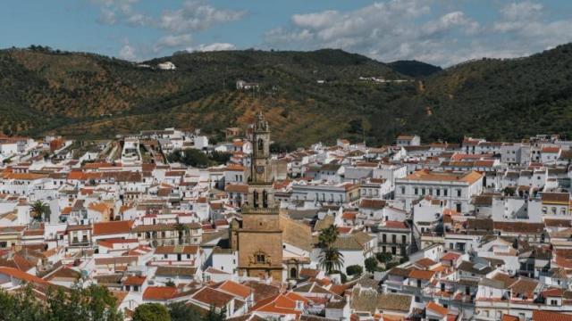 Vista aérea de este pueblo de Sevilla.