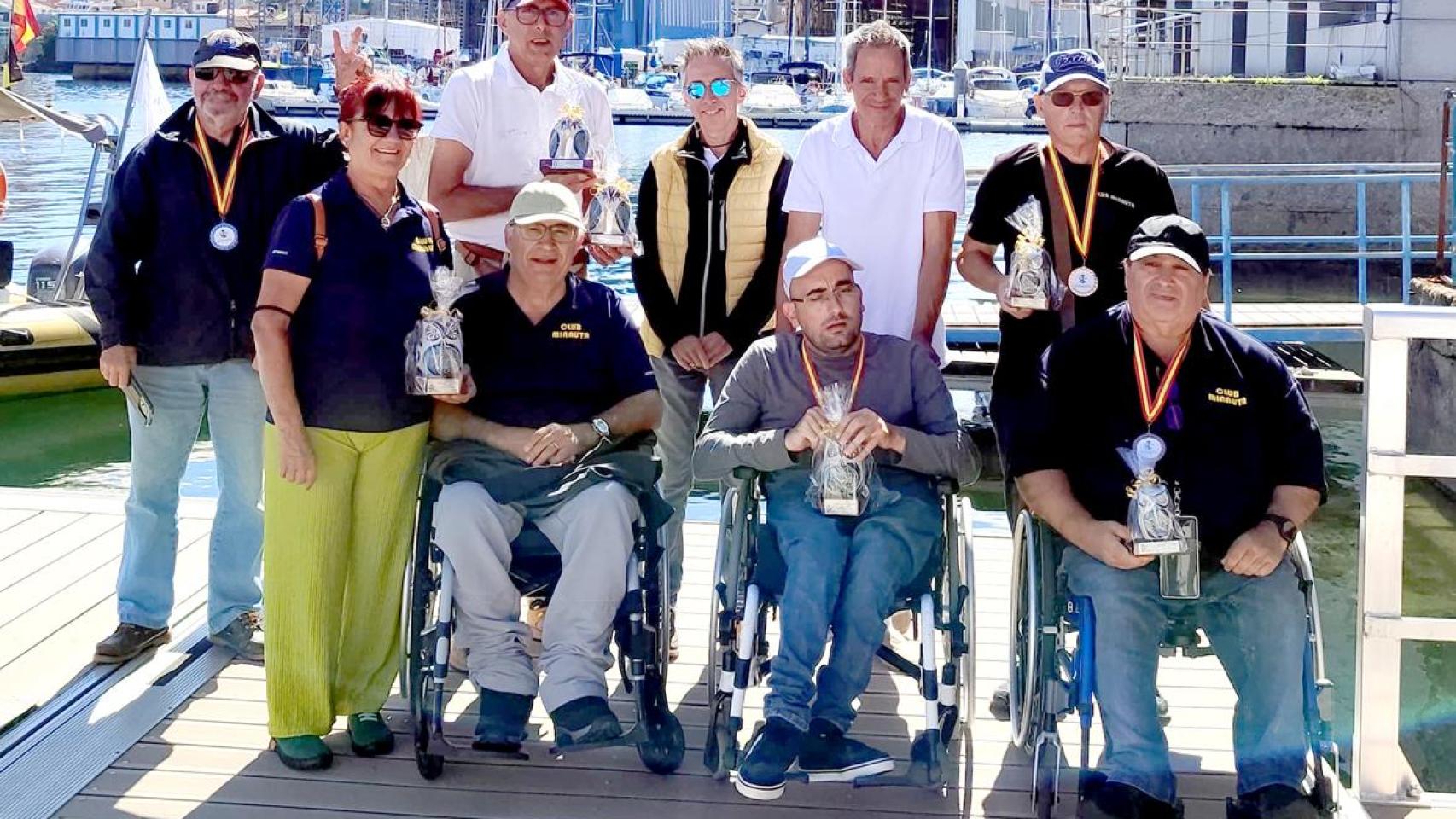 Ganadores del Campeonato Gallego Inclusivo de Motonáutica