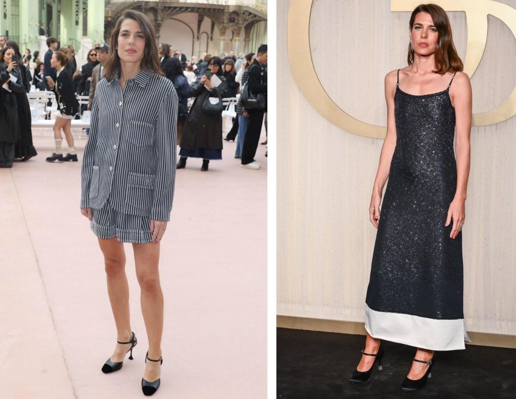 Carlota Casiraghi, con dos looks de Chanel.