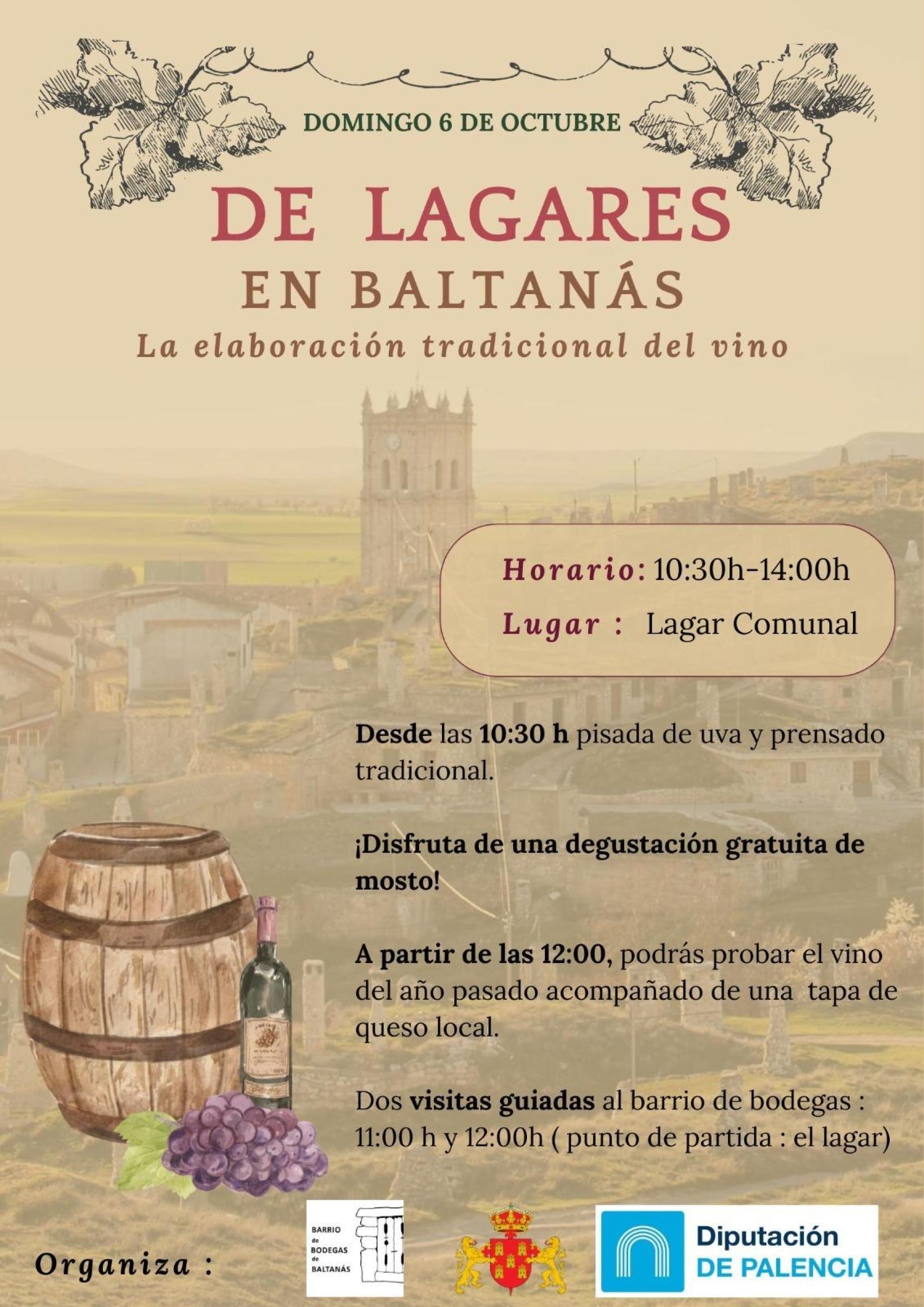 Cartel de la fiesta De Lagares de Baltanás