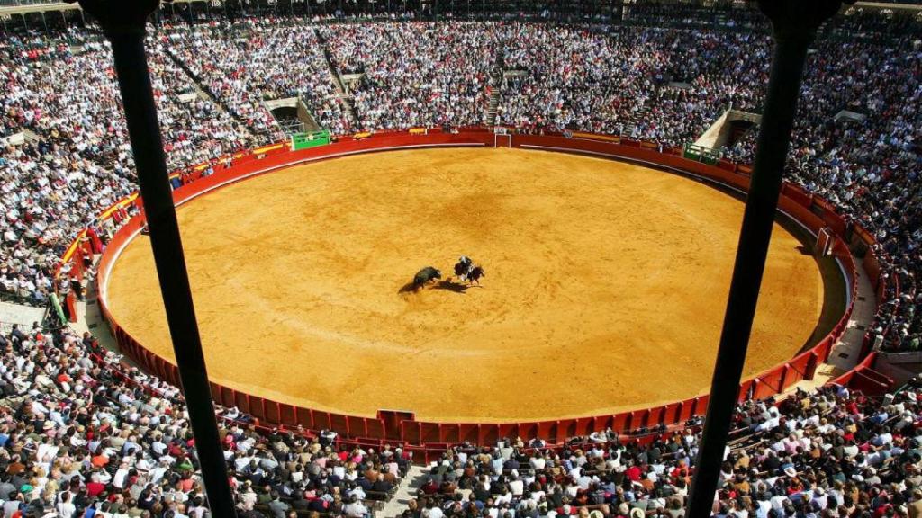 Una foto de archivo de una plaza de toros.