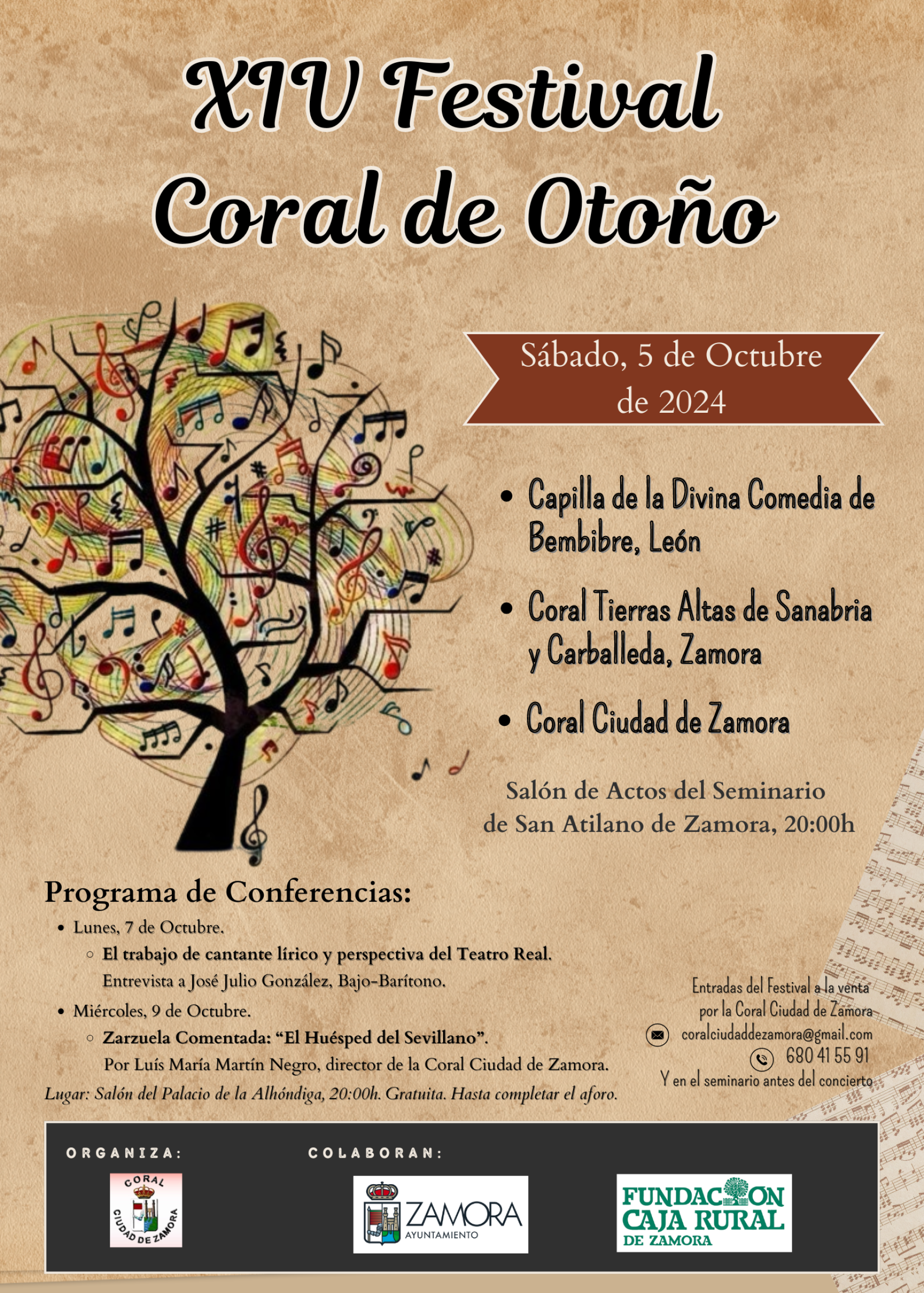 Programa del Festival Coral de Otoño