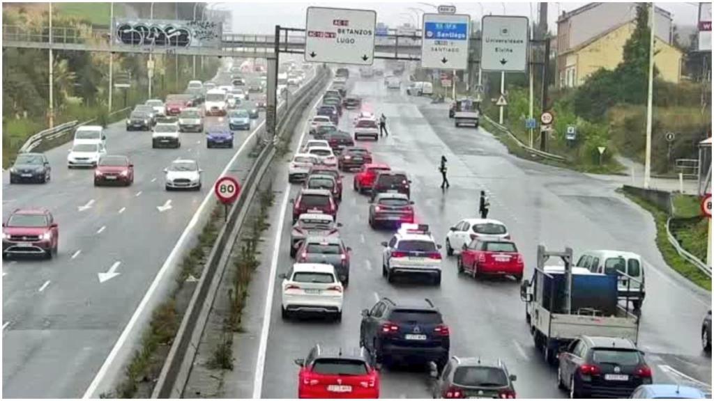 Retenciones en la avenida Alfonso Molina.