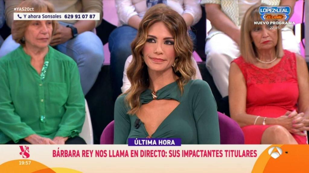 Tamara Gorro en el programa 'Y ahora Sonsoles'