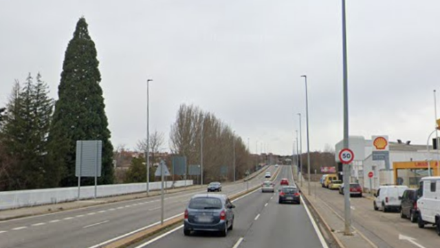 Tramo de la Avenida Portugal de León donde se van a producir los cortes de tráfico por obras