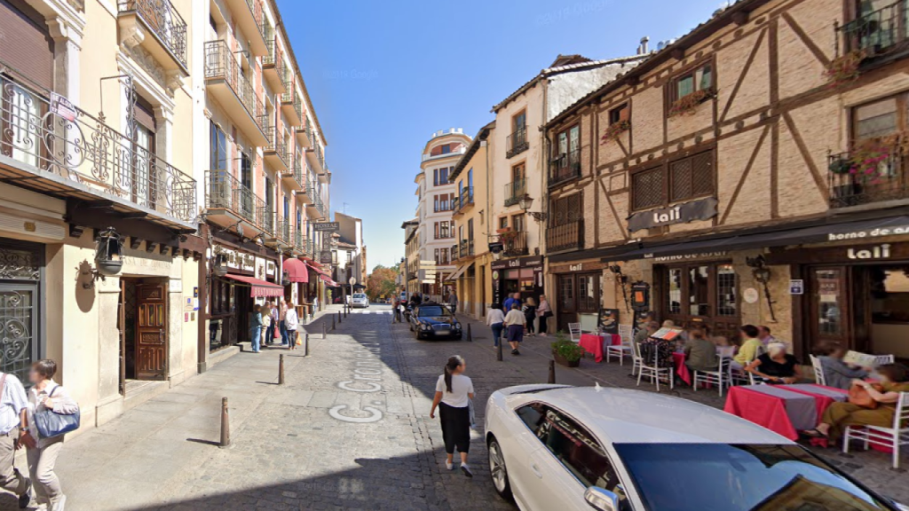 Una de las calles de Segovia por donde no se podrá circular