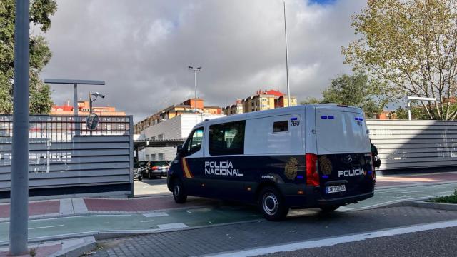 Un coche de la Policía Nacional en Valladolid