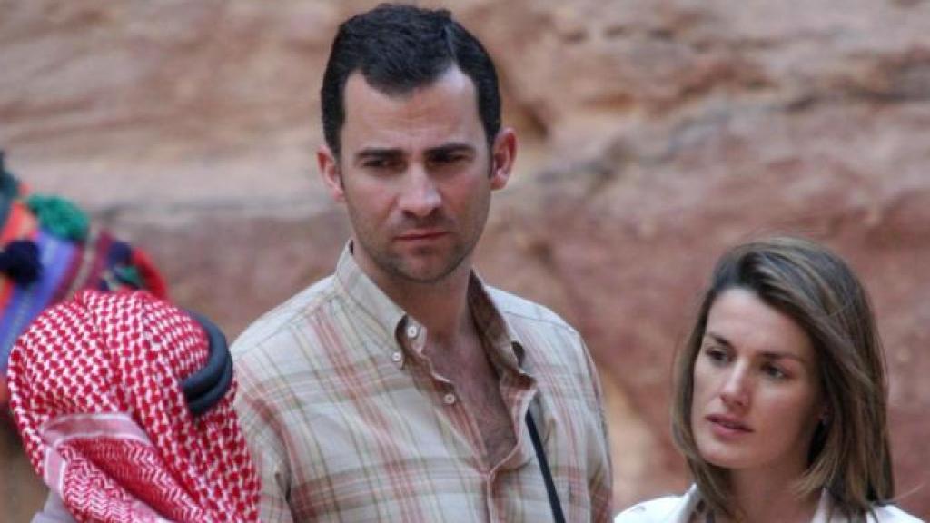 Felipe y Letizia en la Ciudad Perdida de Petra en mayo del año 2004. Gtres