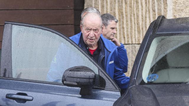 Don Juan Carlos I en Galicia el 2 de octubre.