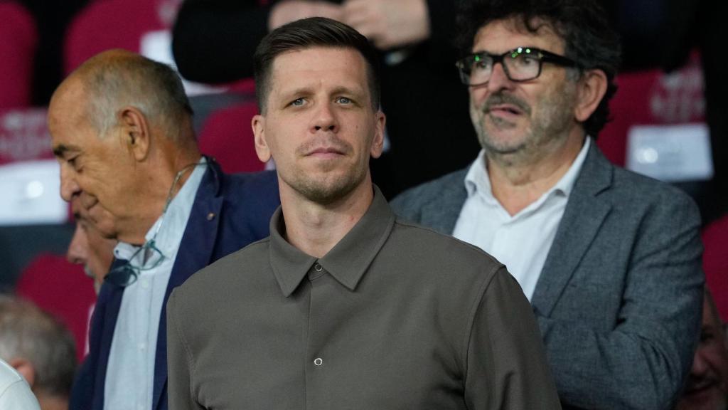 Wojciech Szczesny, en el Olímpico de Montjuïc