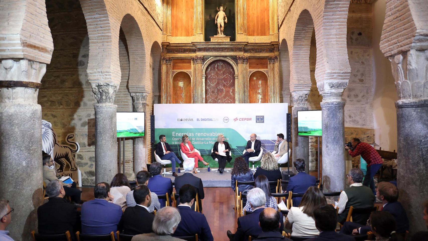 Imagen de la primera edición del Foro de Energías Renovables de El Español-El Digital CLM y Cepsa.