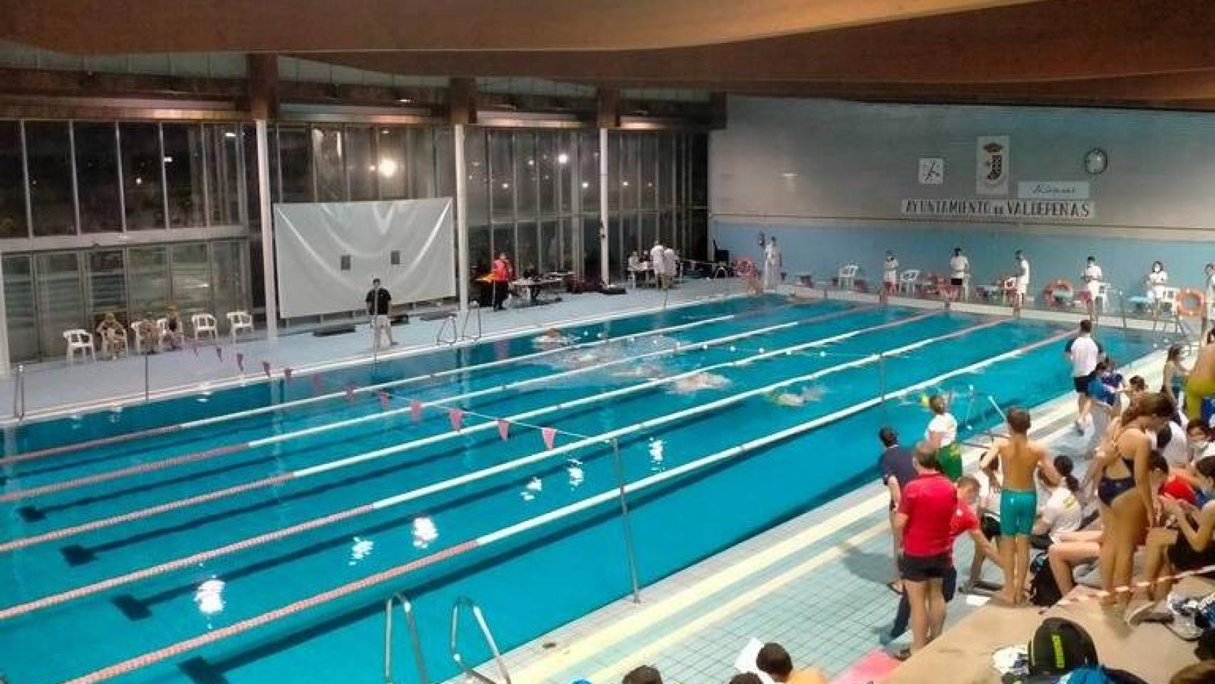 La piscina cubierta de 'Los Llanos', en Valdepeñas (Ciudad Real).