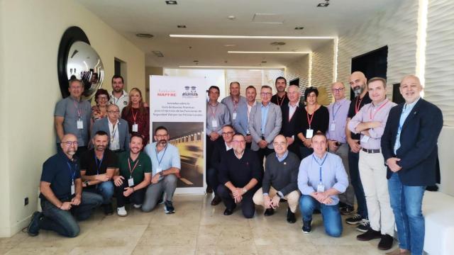 Foto de familia de las jornadas sobre buenas prácticas de las policías locales.