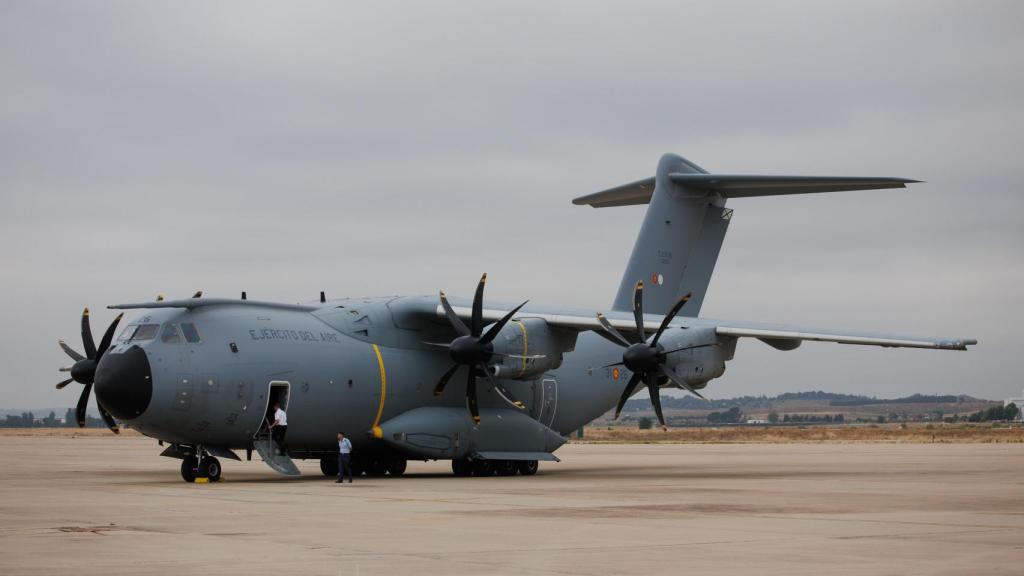 Un Airbus A400M del Ejército del Aire.