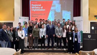 Miguel López Valverde durante su visita a la Universidad de Cambridge en Londres.