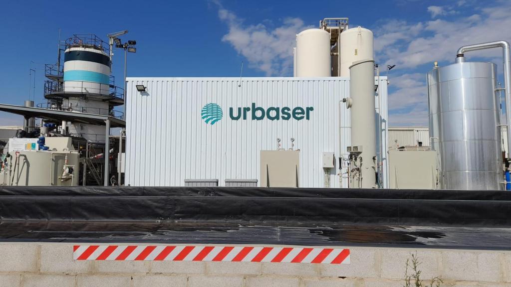 Parte de la biorrefinería de Urbaser.