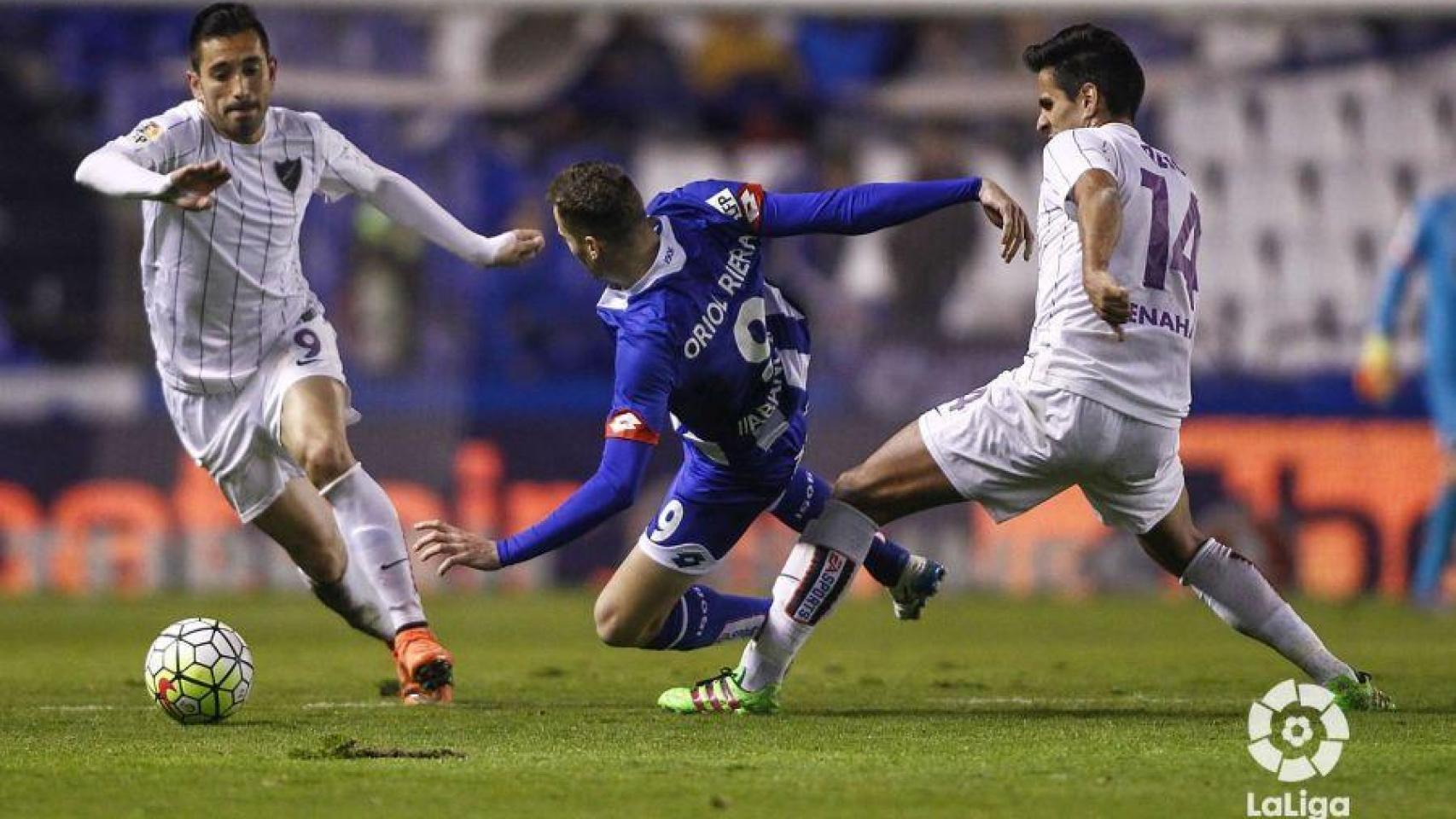 Un Deportivo de La Coruña vs. Málaga en Primera División