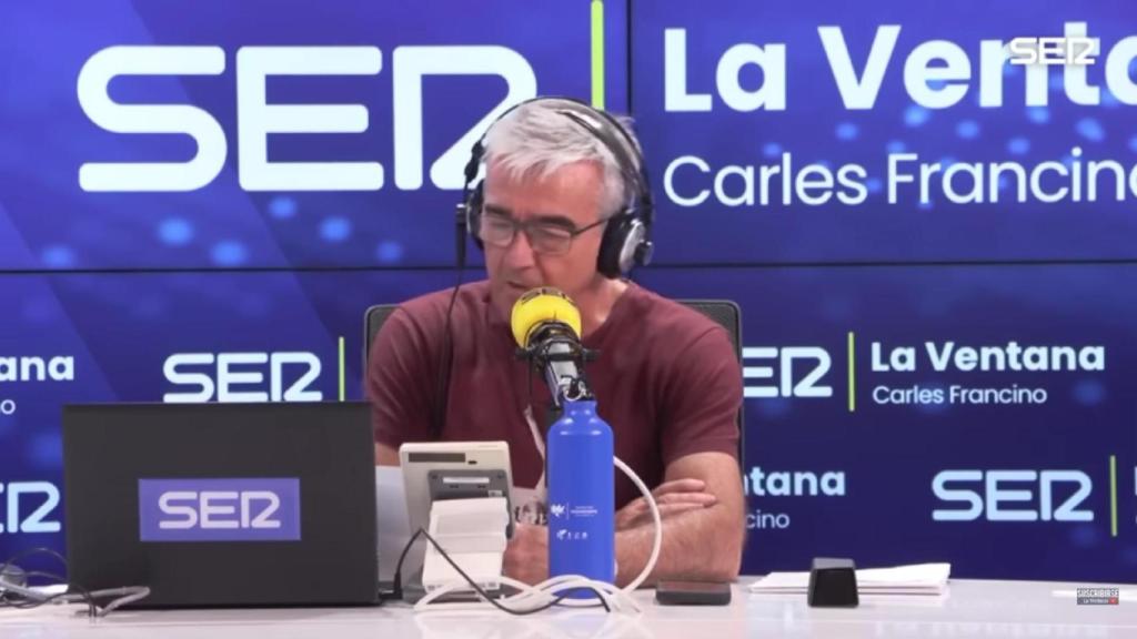 Carles Francino durante un programa de 'La Ventana'.