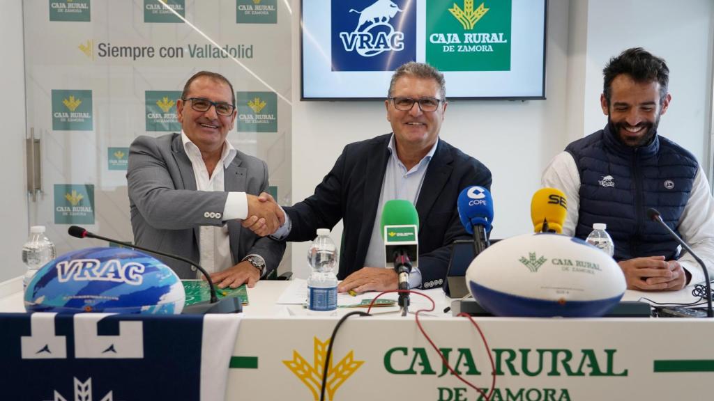 Presentación del patrocinio oficial de Caja Rural de Zamora al VRAC para la temporada 24/25.