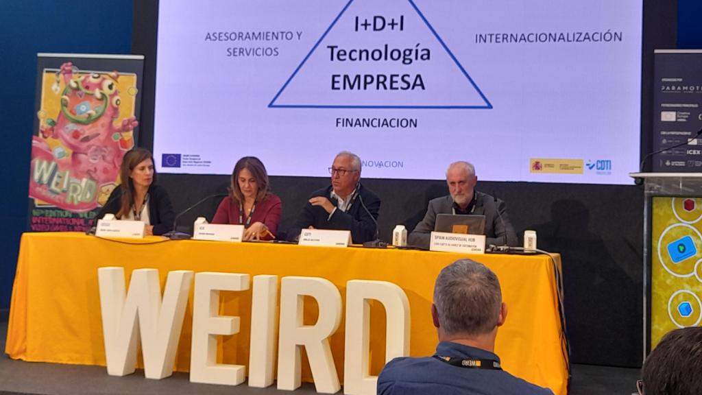 Mesa redonda sobre instrumentos financieros y ayudas públicas, dentro de la jornada Weird Invest, este 3 de octubre en Valencia.