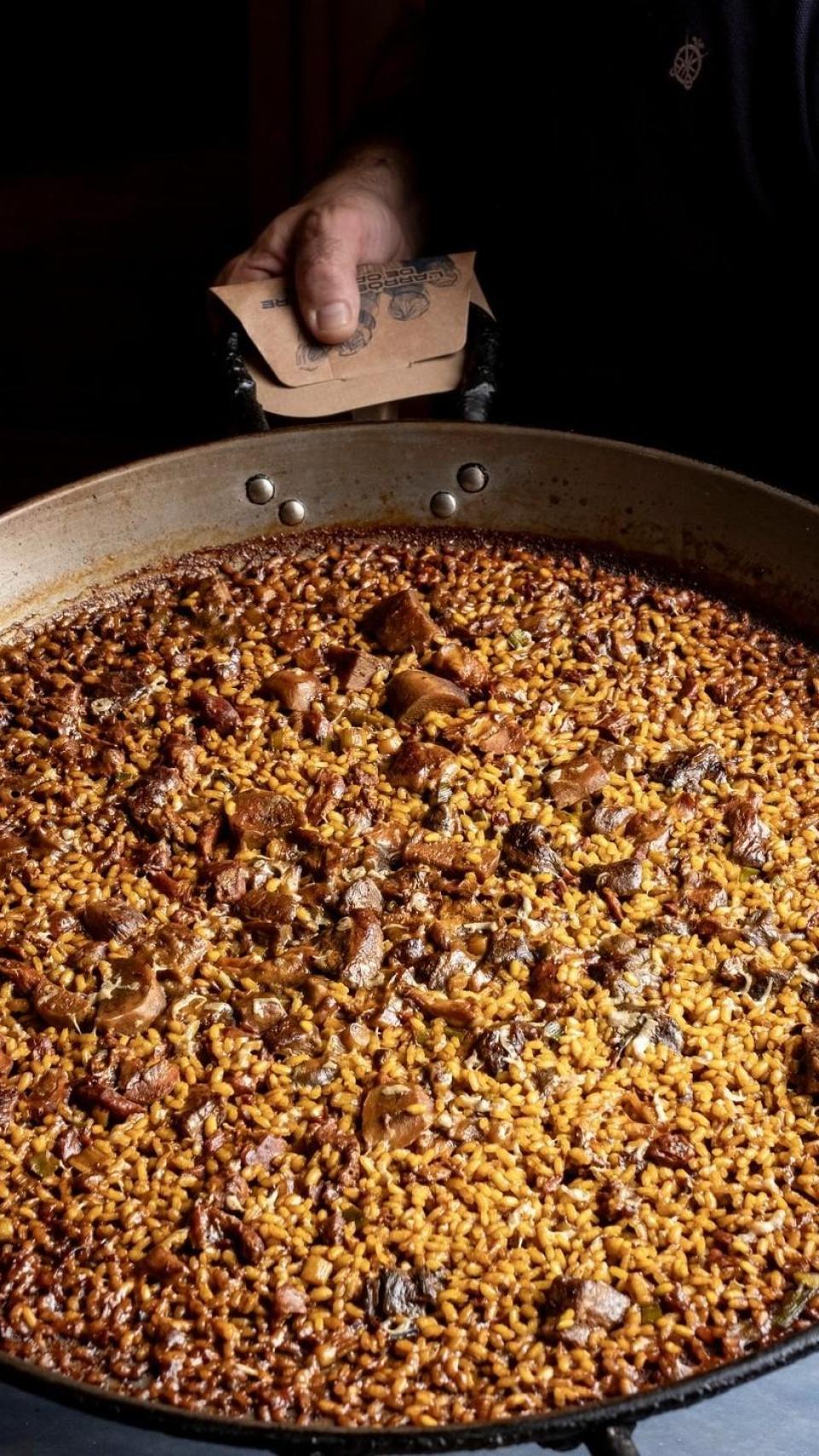 Uno de los arroces del restaurante