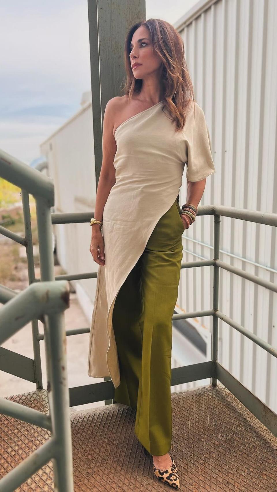 Otra imagen del 'outfit' de Mariló Montero.