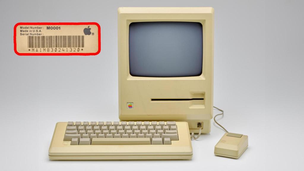 Prototipo del Macintosh en un fotomontaje.