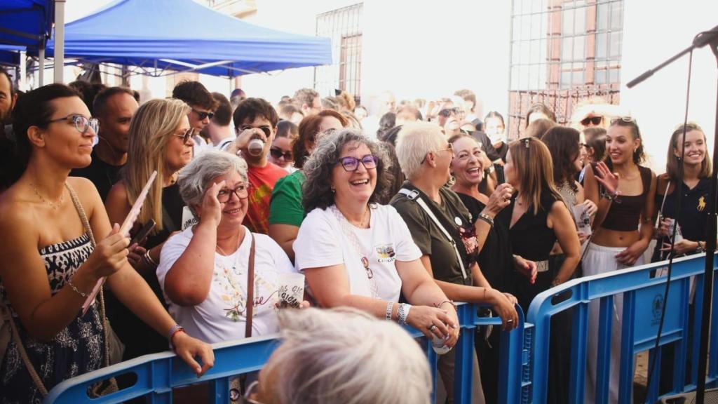 Imagen del público, asistiendo a uno de los conciertos de las fiestas patronales de Cehegín.