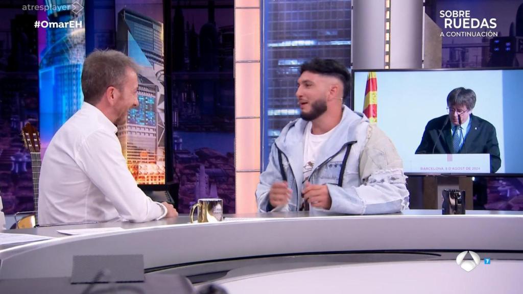 Pablo Motos y Omar Montes en 'El Hormiguero'.