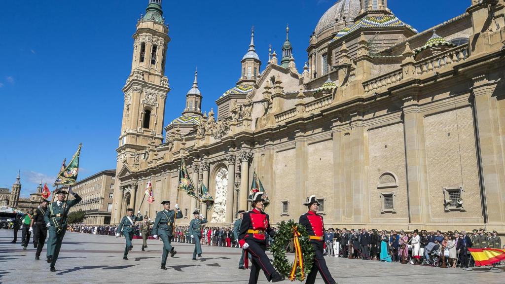 Acto de la Guardia Civil en conmemoración a la patrona en Zaragoza